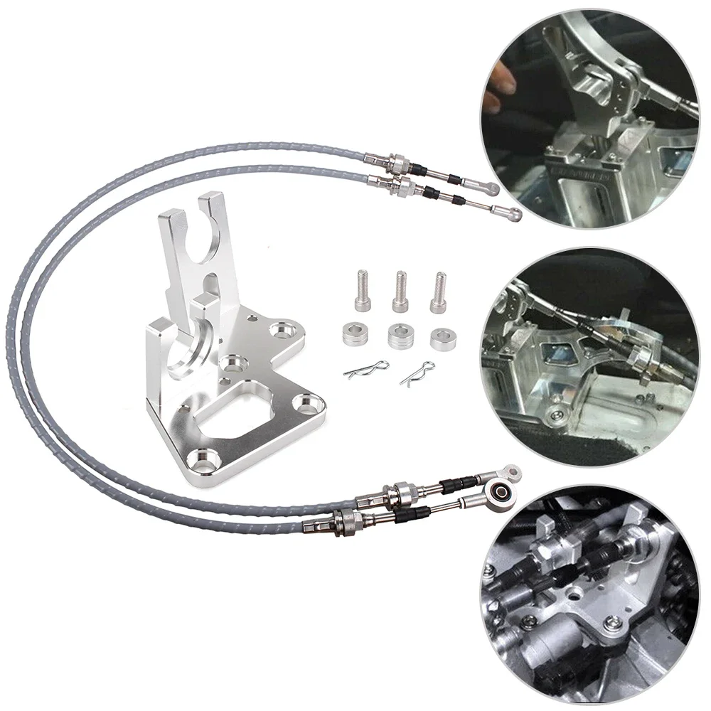 Transmission RSX Shifter Cables And Trans Bracket Shifter For Civic Crx EG EK K-Series K24 K Swap Series