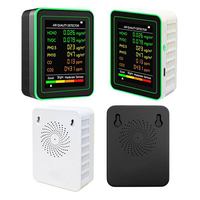 WCS-Wifi 6-In-1 Indoor Air Quality Monitor HCHO TVOC CO 2 CO PM10 PM2.5 Meter Gases Detecting Intelligent