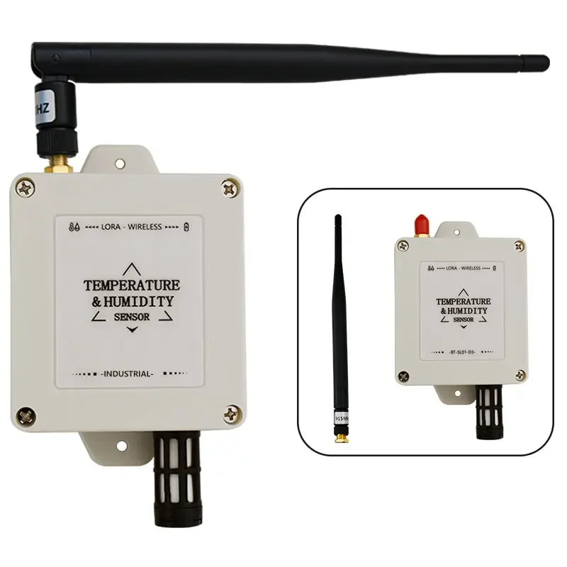 Big Battery Long Distance LoRa Wireless Temperature Humidity Sensorjavascript: