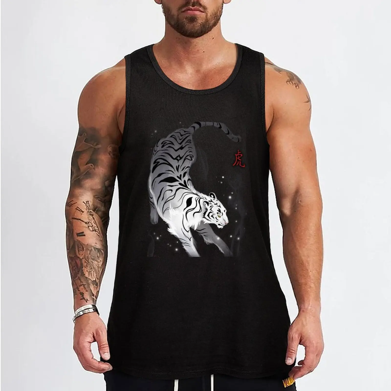 Candle Flies Tiger Tank Top quick-drying t-shirt Man sleeveless shirt T-shirt male gym