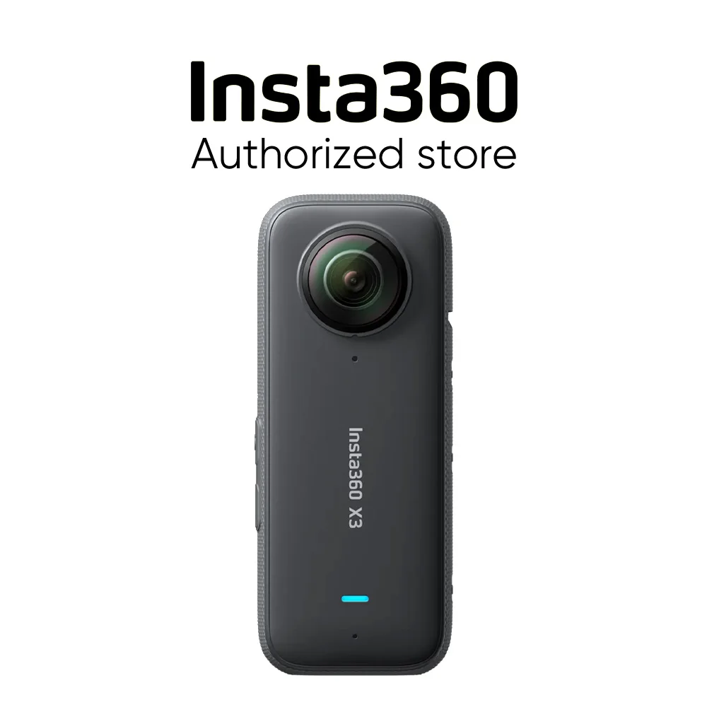 Insta360 X3 Action Camera 5.7K 360 4K/30 72MP Photo Live Streaming 10m Waterproof Helmet Video Recording Sport Insta 360 X3 Cam