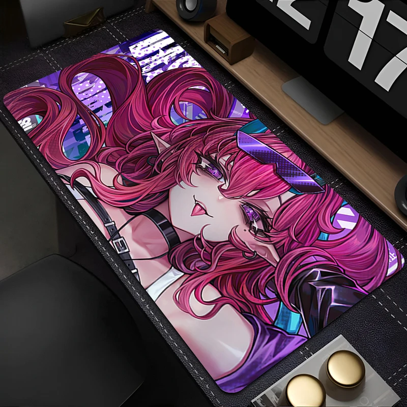

Коврик для мыши Аксессуары для ПК Коврик для клавиатуры Коврик для офисного стола Противоскользящий коврик для мыши Резиновый аниме Сексуальные девушки Коврик для планшета Игровой расширенный коврик