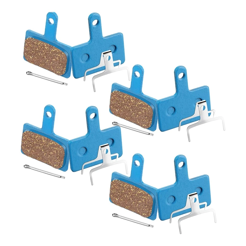 4 Pairs Bike Brake Pads For Shimano Deore Br-M575 M525 M515 T615 T675 M505 M416 M415 M395 M375 M315 M355 C601 C501S,Etc