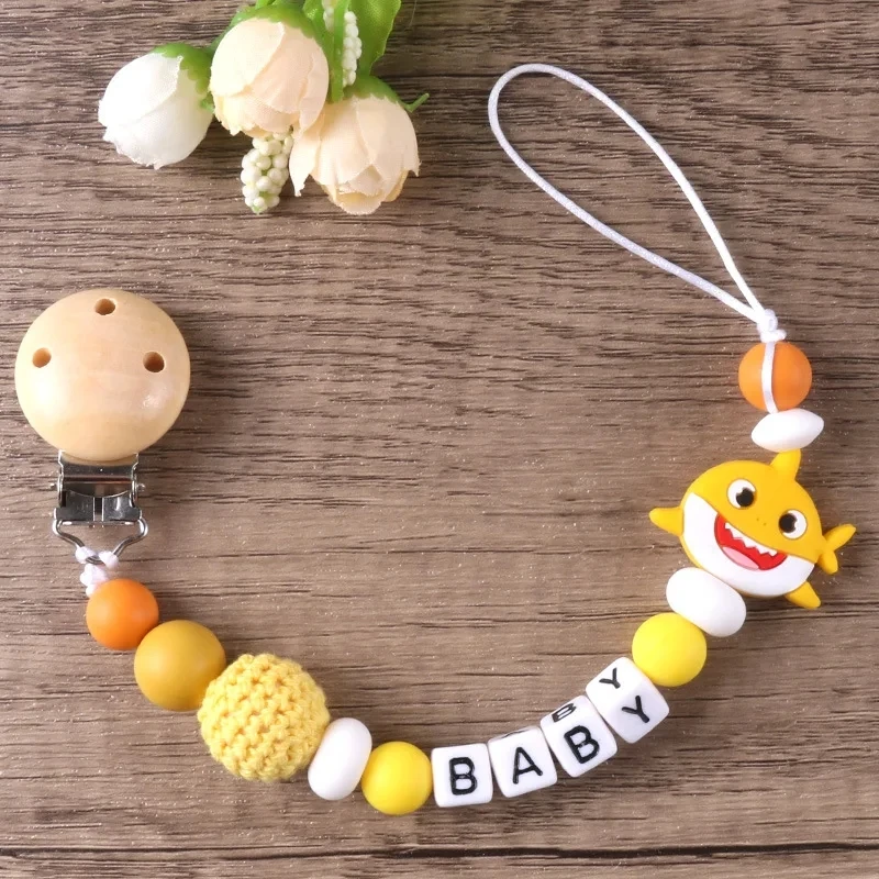 Baby Cartoon Animal Pacifier Chain Clips Nipple Holder Chain For Nursing Chewing Toys Shower Gifts