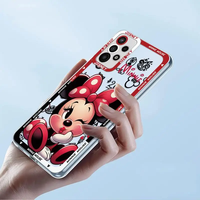 Disney Minnie Mouse AI Phone Case for Samsung Galaxy A13 A14 A15 A23 A24 A25 A33 A34 A53 A54 A73 A35 A55 4G 5G Soft Cases image 6