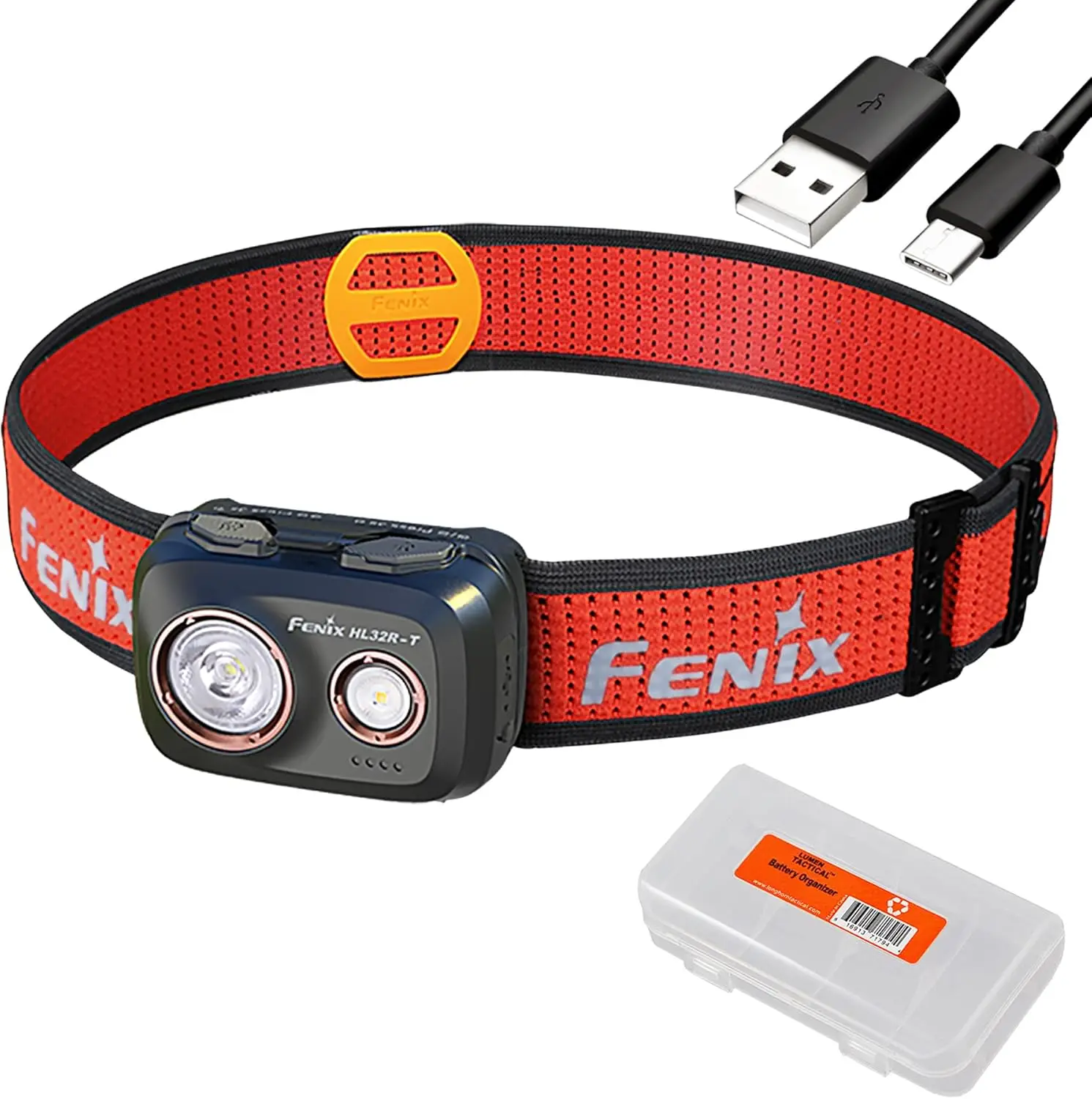 

800 Lumen USB-C Rechargeable Trail Running Headlamp, Lightweight with Dual Beam Spotlight & Floodlight (Black)