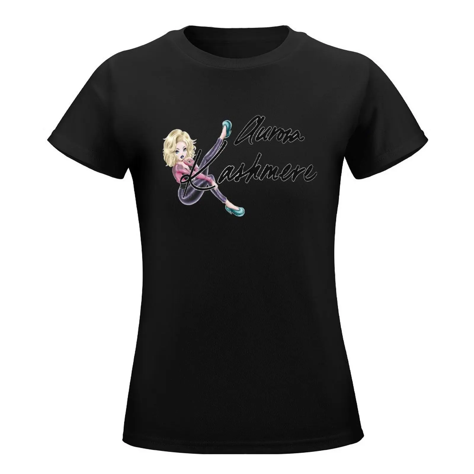 AK Signature and Figure T-Shirt summer tops quick drying funnys sports fans Women's t-shirt