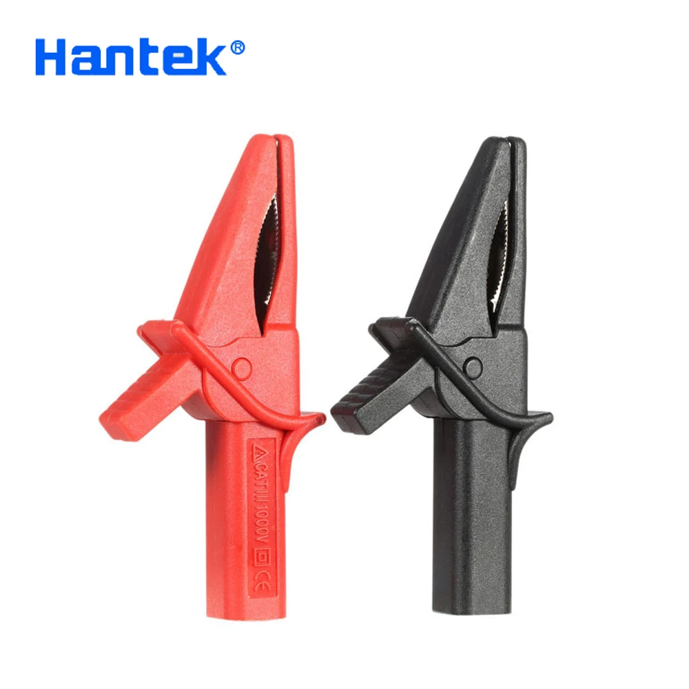 Hantek HT18A Crocodile Clip Large Dolphin Electric Gator Clip 4mm For Digital USB Oscilloscope Automotive Tools Accessories