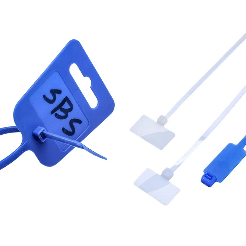 

30Pcs Nylon Tie Tags Self-Locking Network Cable Zip Trim Wrap Loop Wire Straps Label