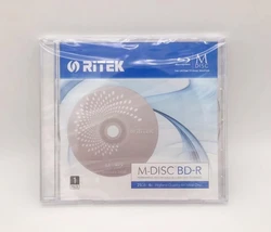 5Pcs M-DISC Mdisc BD-R 25GB 4X Permanent Recordable Blu-Ray Disc Storage Lifetime Archival Disc