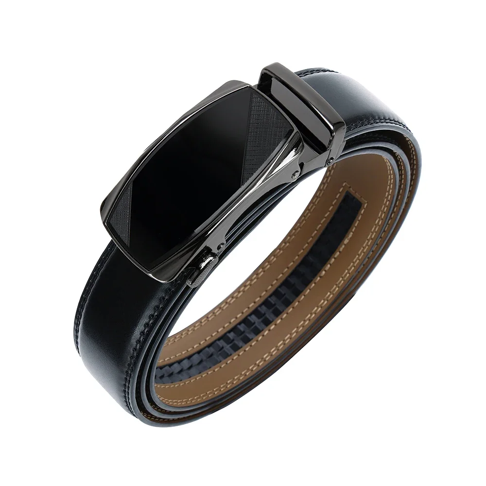

Men's Waist Belt, High-quality Men's Casual Business Belt Metal Buckle Sliding Ratchet Belt Gift Men's Formal Pants Accessories