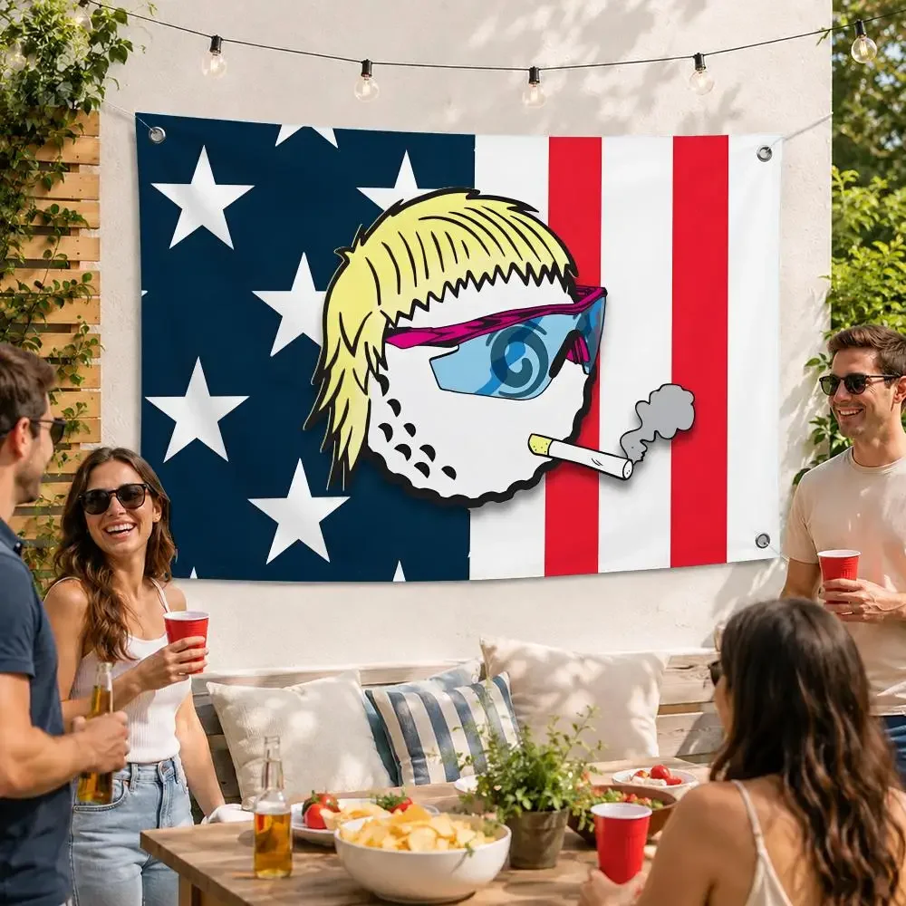 Malbon‑Golf sports popular Flags Flag Soft skin-friendly Durable Tapestry Outdoor party Home living room bedroom Decoration
