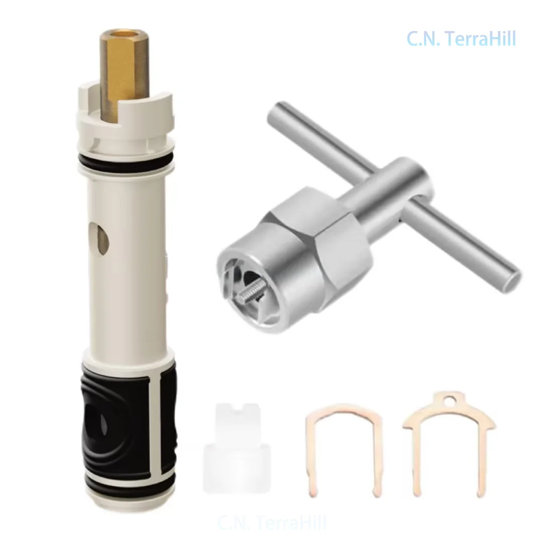 Single Handle Faucet Replacement Filter Cartridge 1225 Brass Stem Water Purifier Part for Kitchen Bathroom Sink