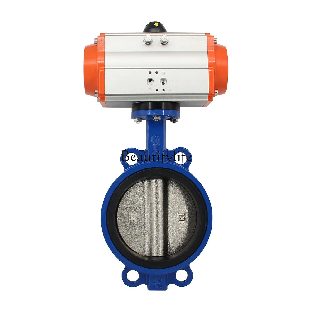 D671X-16Q Wafer Pneumatic Butterfly Valve DN50 65 80 100 125 150 200