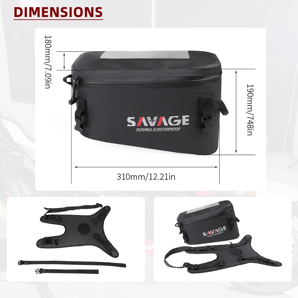 2025 F900GS Tank Bag Luggage Tanklock For BMW F800GS F900GS Adventure Motorcycle Navigation Racing Backpack Tool Bag Waterproof - Image 6