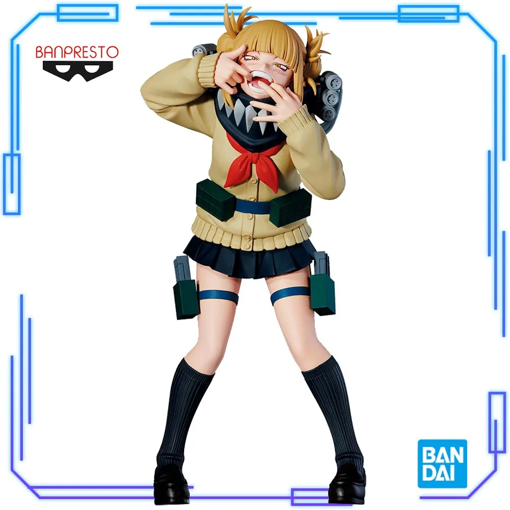 

В наличии Bandai Original Genuine Banpresto My Hero Academia The Evil Villains DX Himiko Toga III 18 см Коллекционная модель игрушечные фигурки