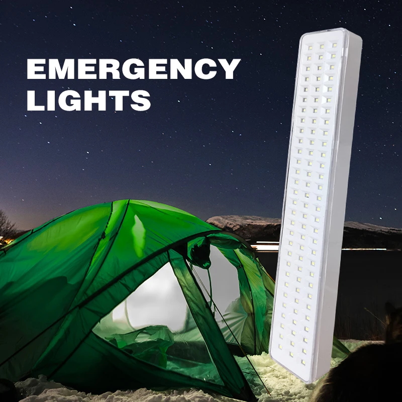 90 LEDs Emergency Lights Rechargeable Handheld Camping Lantern Adjustable Brightness Night Repair Light for Power Failure