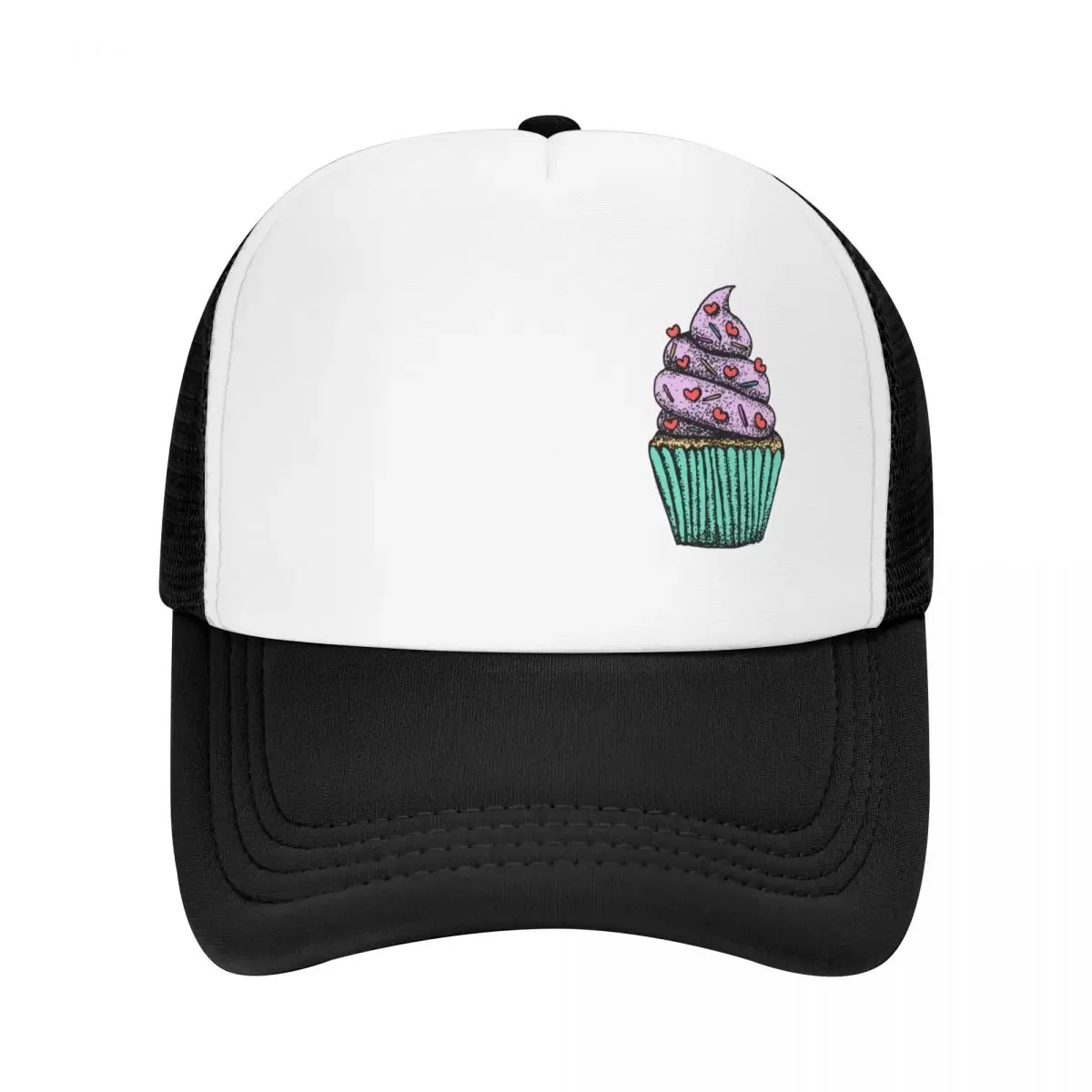 カップケーキ ベースボールキャップ ファッショナブル 高級ブランド帽子 ビーチ キッズ帽子 女性 ビーチファッション メンズ