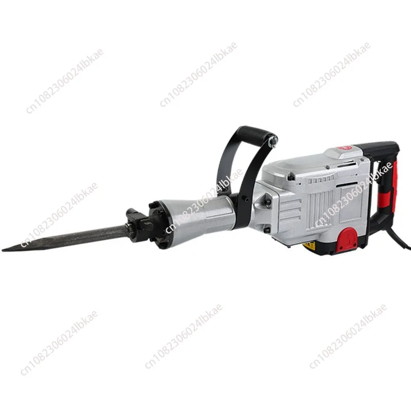 2200W Electric Demolition Jack Hammer 4 Bits Clay Spade Chisel & Scraping Chisel & Flat Chisel & Pointed Chisel 1400