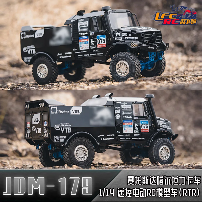 New JDM-179 1/14 Remote Control Setos Dakar Rally Truck RTR Off-Road Vehicle Model toy