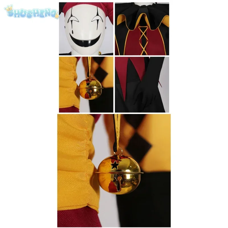 2025 لعبة غريب كوس السيرك دور اللعب مهرج موحدة بييرت تأثيري جوكر ازياء هالوين كرنفال حفلة الزي للرجال والنساء #6