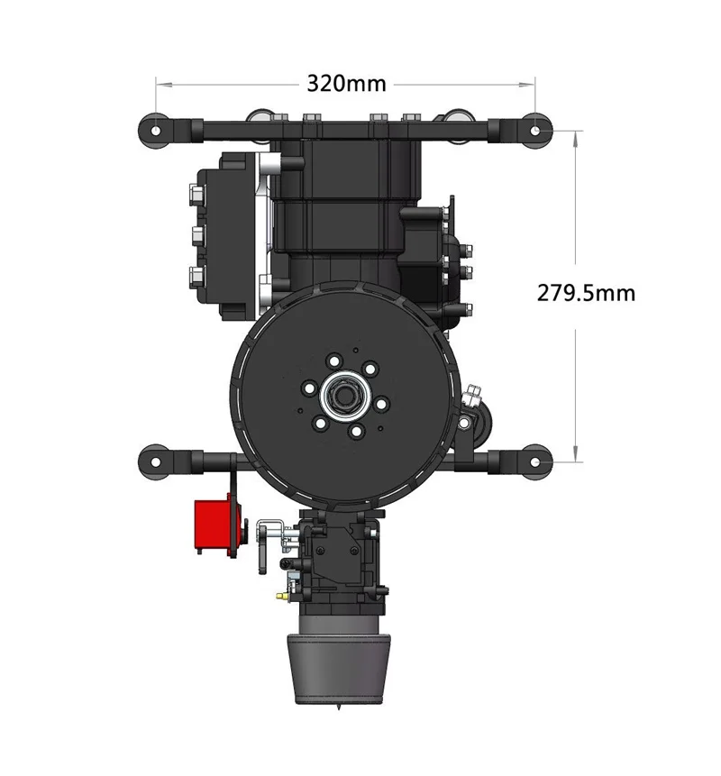 SVFFI F16K Hybrid Powertrain grande logistica di protezione delle piante senza equipaggio 24S 14K