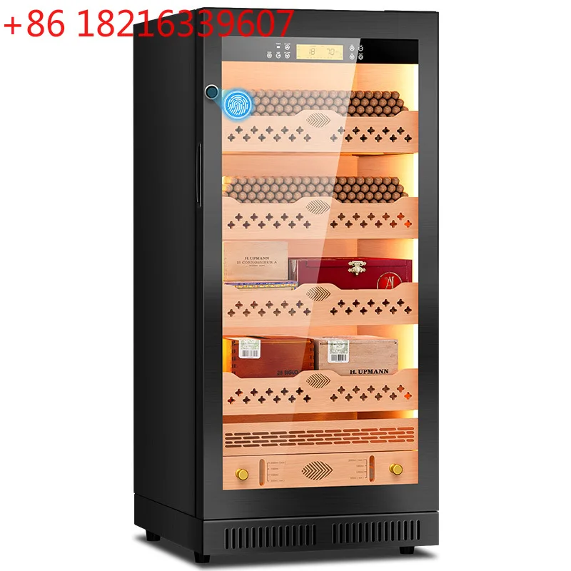 시가 캐비닛 가정용 삼나무 목재 가변 주파수 공랭식 무결빙 항습 항온 시가 캐비닛