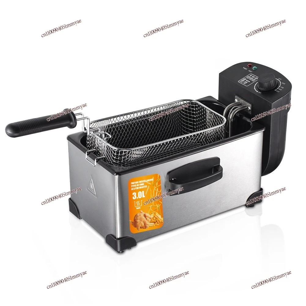 

Electric Fryer 3L Household Small Electric Fries Machine Stall Fryer