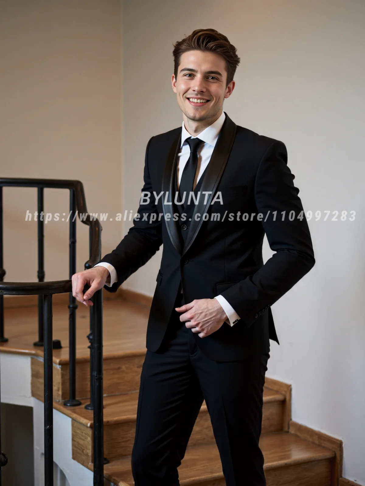 2026 Single breasted Men 3 Pieces Suit Blazer Set Suits Halloween Costumes Tuxedo Jackets Dinner Party Wedding Grooms Vest Coats