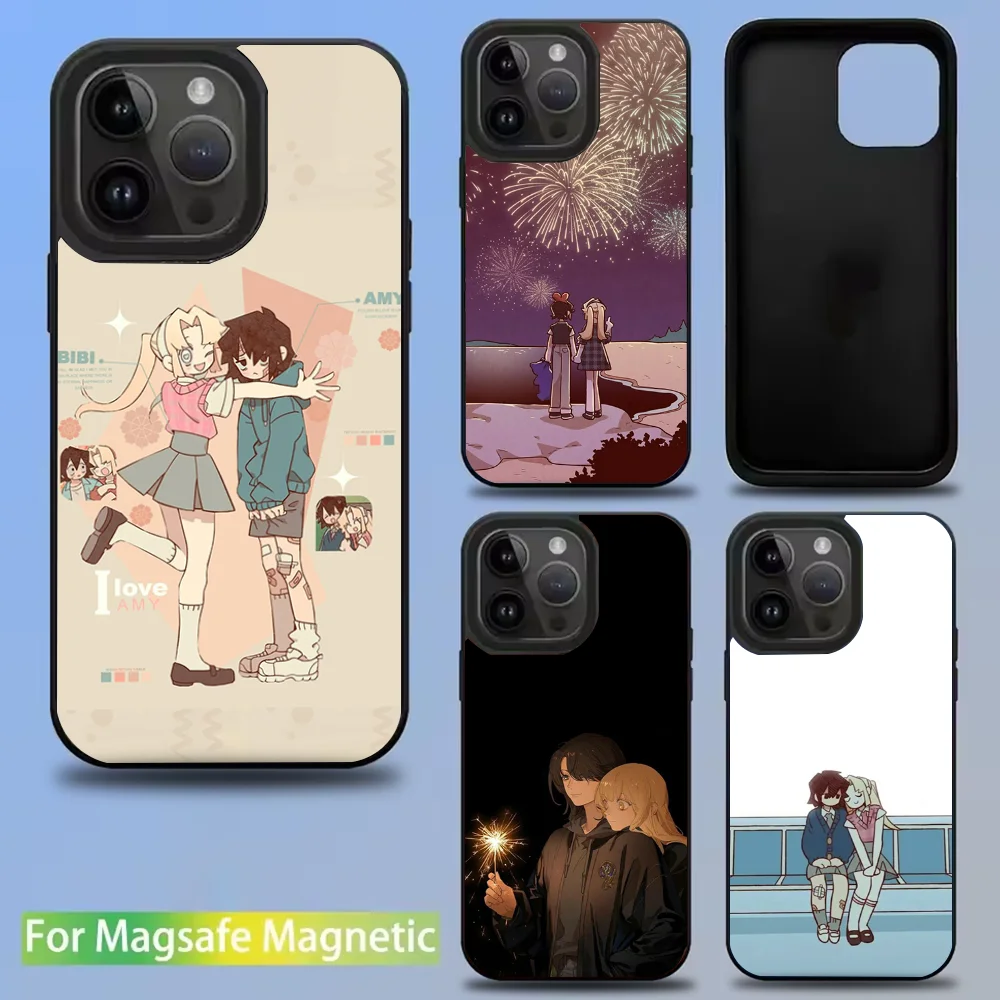

I Love Amy BIBI Phone Case For iPhone 16,15,14,13,12,11,Pro,Max,Plus,Mini,SE New Magsafe Magnetic Wireless Charging