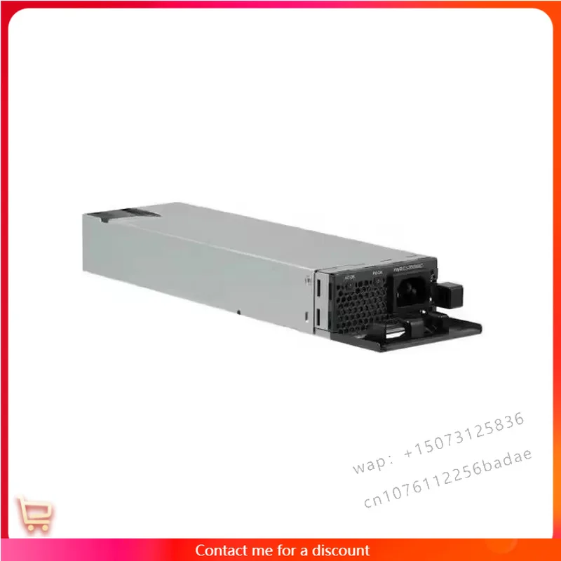 New PWR-C5-1KWAC 1000W AC Power Supply, Hot Swap 54V DC 16.5A IEC C16 for Catalyst 9200 Series switching enterprise