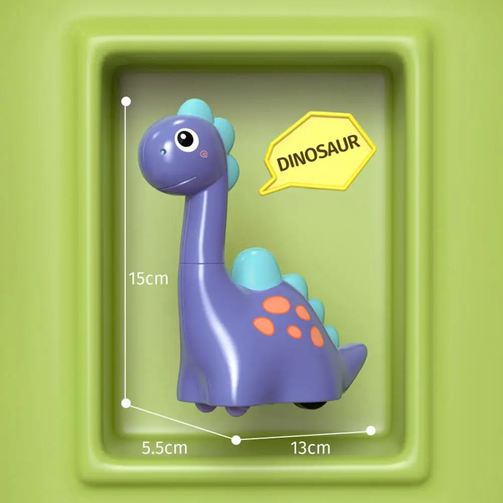 Juguete de dinosaurio de Color brillante para niños, coche de juguete giratorio de 360 grados, con efecto de sonido y apariencia vívida, ideal para regalo