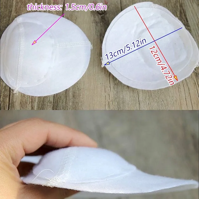 

1Pair 1.5cm Thickness Turtle Back Shoulder Pad Circular Right Angle Suit Jacket Thickened Pad for Blazer T-shirt Clothes