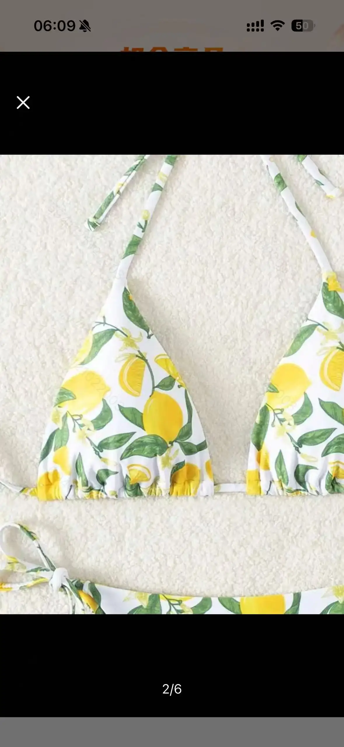 New Style Printed Lace-Up Halter Neck Sexy and Fashionable Women's Two-Piece Bikini Swimsuit - Image 2