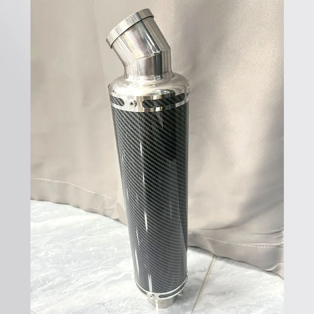 مشروع 60 مللي متر دراجة نارية عامة NINJA400 Z900 R3 R6 GP سبائك التيتانيوم ألياف الكربون الذيل القسم يوشيمورا العادم