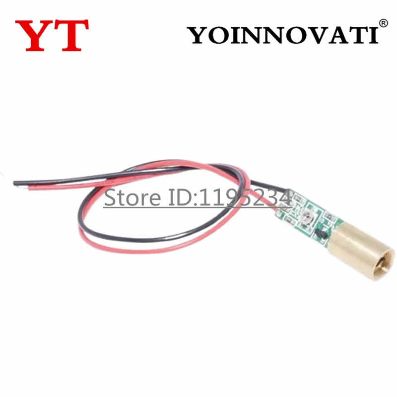 1-5PCS Green Point Laser Head 10mW Laser Module 12MM/8MM/6MM Diameter Laser Tube Green Laser Beam