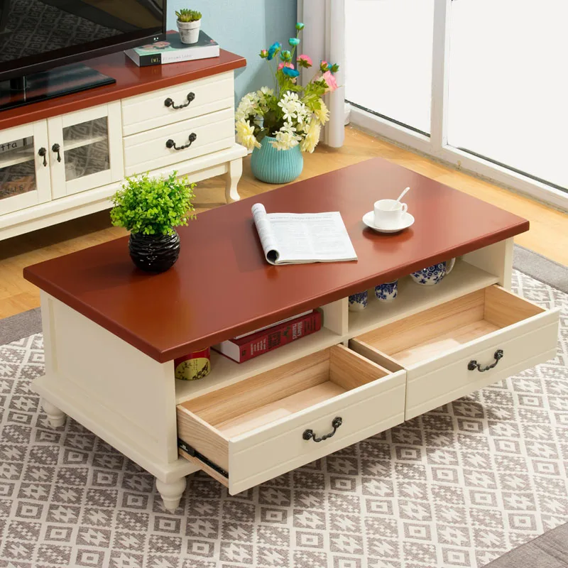 طاولة جانبية متحركة للكتابة في العشاء، طاولة قهوة خشبية حديثة لغرفة المعيشة، أثاث جناح صالة الأريكة الفاخرة #6