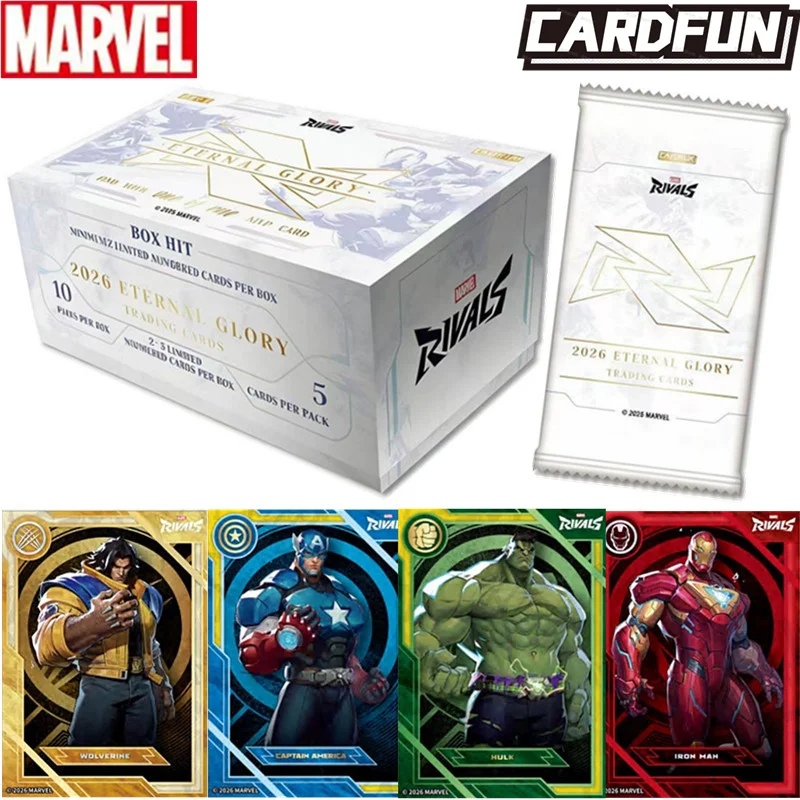

Marvel Rivals Series Collection Cards Glory Hall Series 41 Heroes PET Laser Limited Edition Trading Card Collectable Toys Gifts