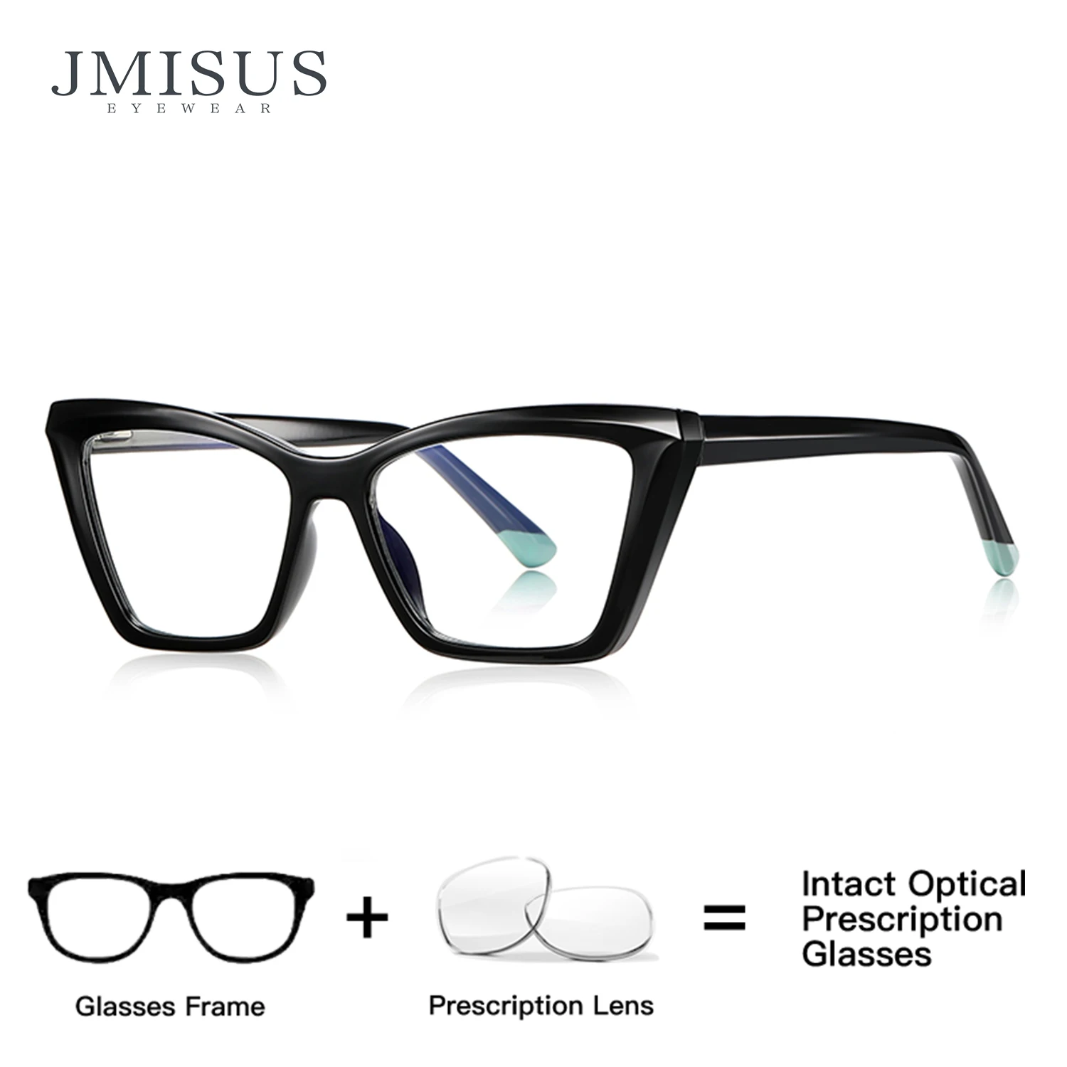 JMISUS 2025 New Arrivals Cateye Prescription Glasses Square Optical Eyewear Fashion Progressive Eyeglasses for Women