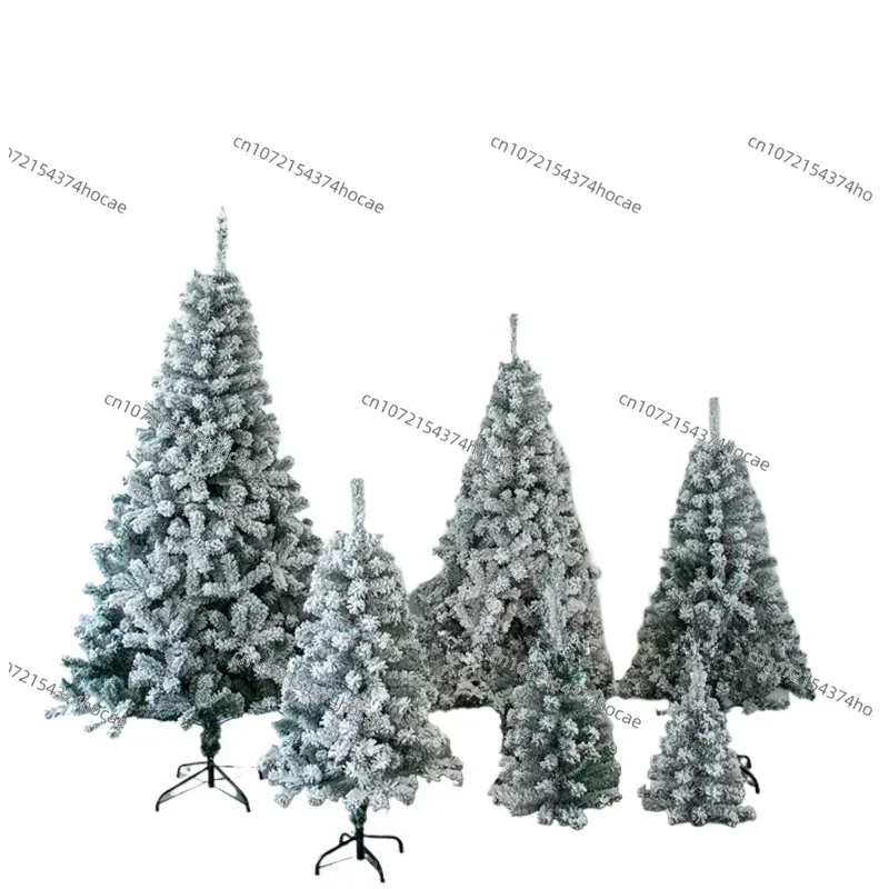 Christmas tree 1.2 meters 1.5 meters 1.8 meters Falling snow flocking encrypted Christmas tree, Christmas decoration