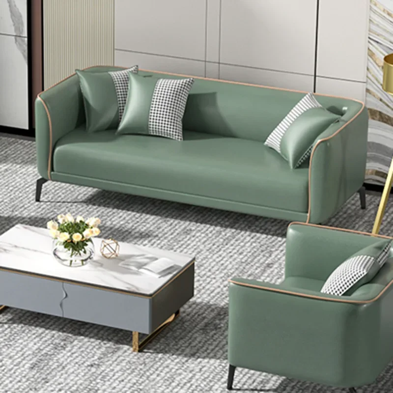 

Vintage Stretch Sofa Relax Recliner Leather Adults Comfort Sofa Unique Armchair Design Fauteui Cuir L Bureau Home Furniture