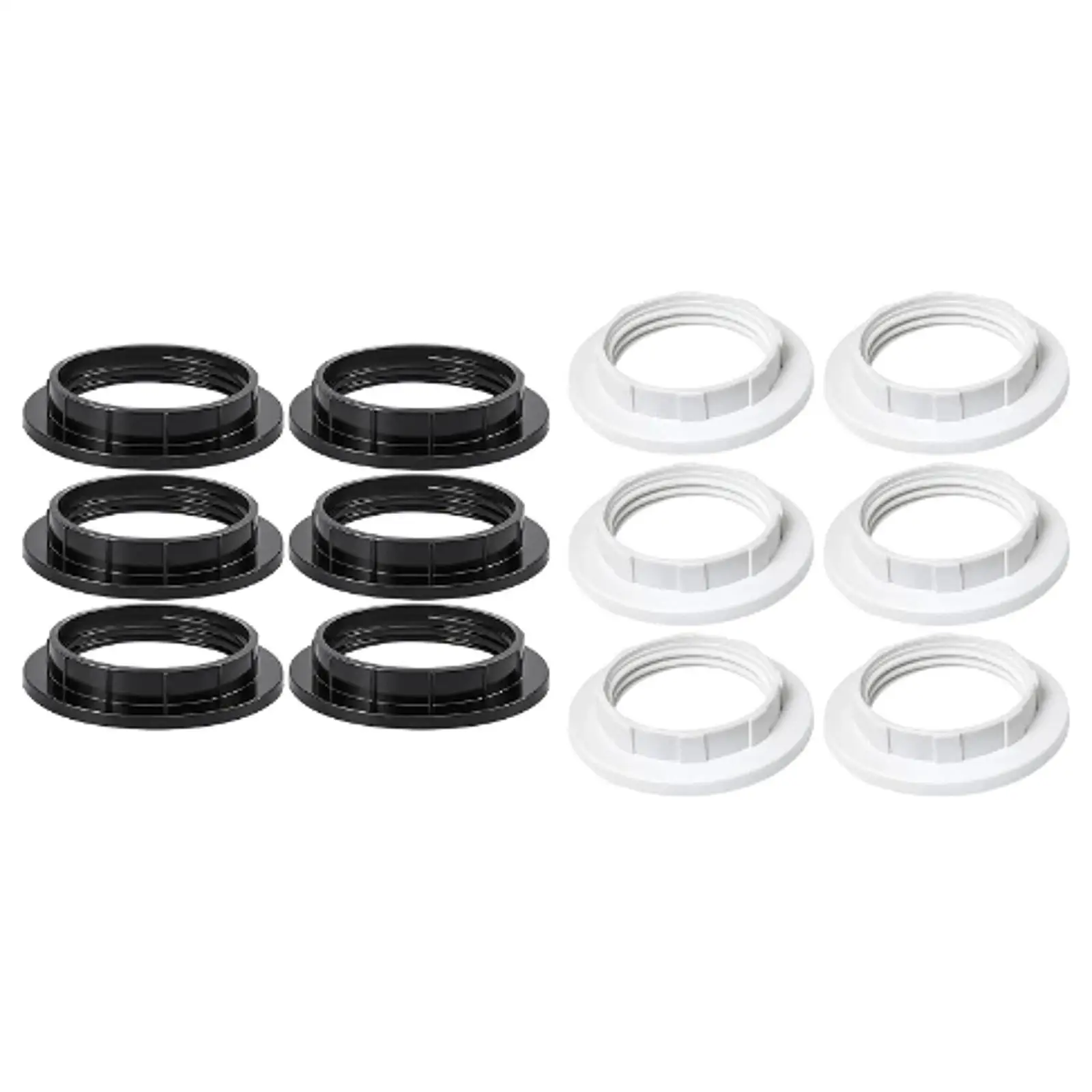 

Lamp Shade Collar Rings Flame Retardant Replacement Threaded Reducer Retainer for Light Lampshade E