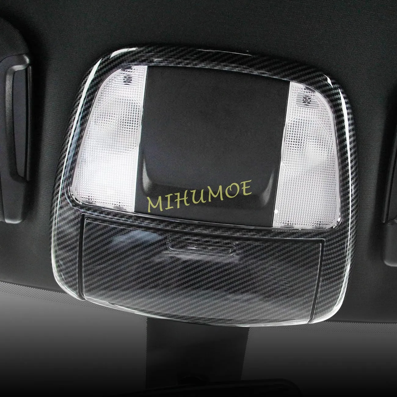 

Углеродное волокно для салона автомобиля, передняя лампа для чтения, декоративная накладка на 2011-2023 годы, Chrysler 300 Dodge Charger 2022 2021 2020 2019