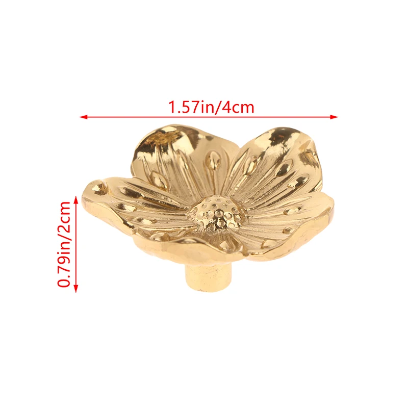 خزائن المقبض الذهبي الإبداعية زهر البرقوق مقابض لقطع الأثاث خزانة تسحب مقابض باب خزانة النحاس للأثاث الأجهزة #6