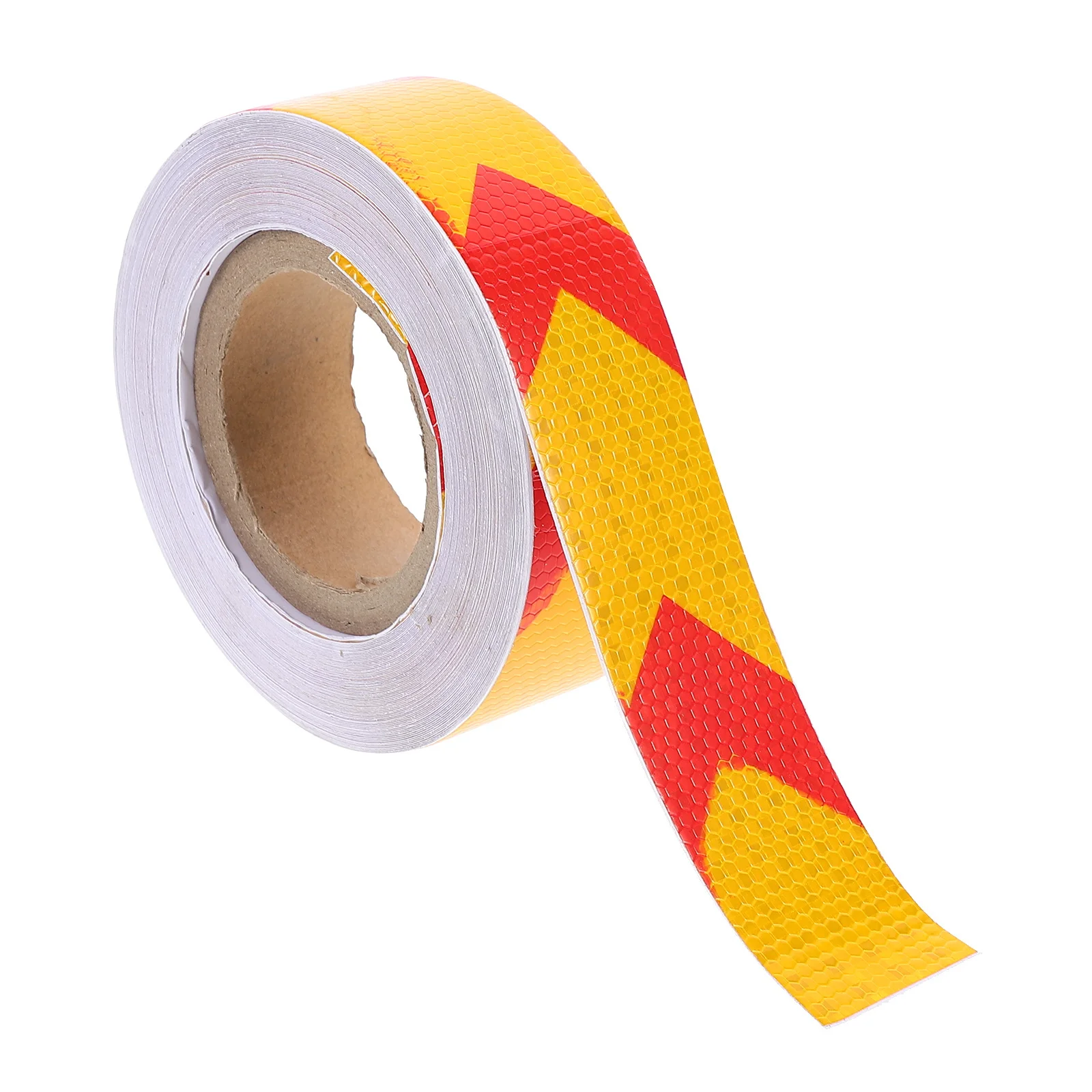1 Roll Fluorescent Reflective Tape Waterproof Hexagonal Safety Warning Strip For Vehicles Road Markings Marine