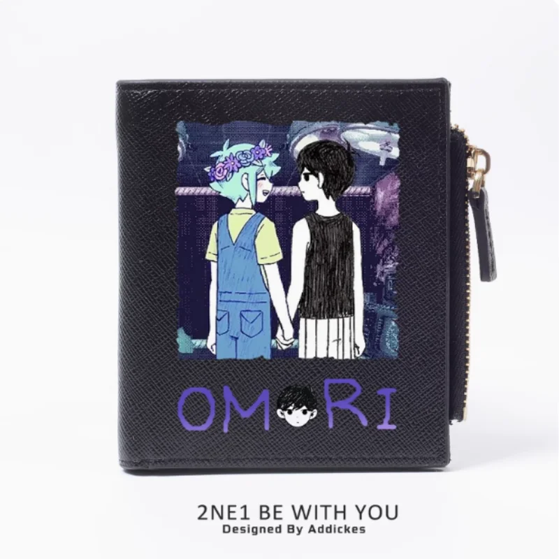 

Anime Omori Fashion Wallet PU Purse Card Coin Zipper Money Bag Cosplay Gift B2337