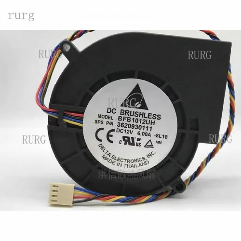 

L 1 PCS for DELTA Fan BFB1012UH DC 12V 6A 9733 9.7cm 4 wire cooling fan