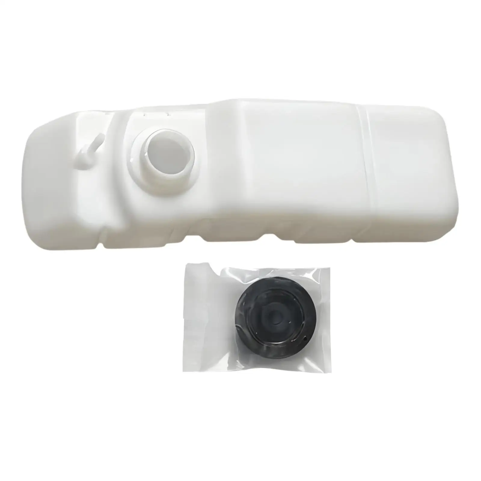 Replacement Water Coolant Tank Sturdy Plastic Expansion Reservoir with Matching Cap for Skid Steer Loader S160 S175 S185