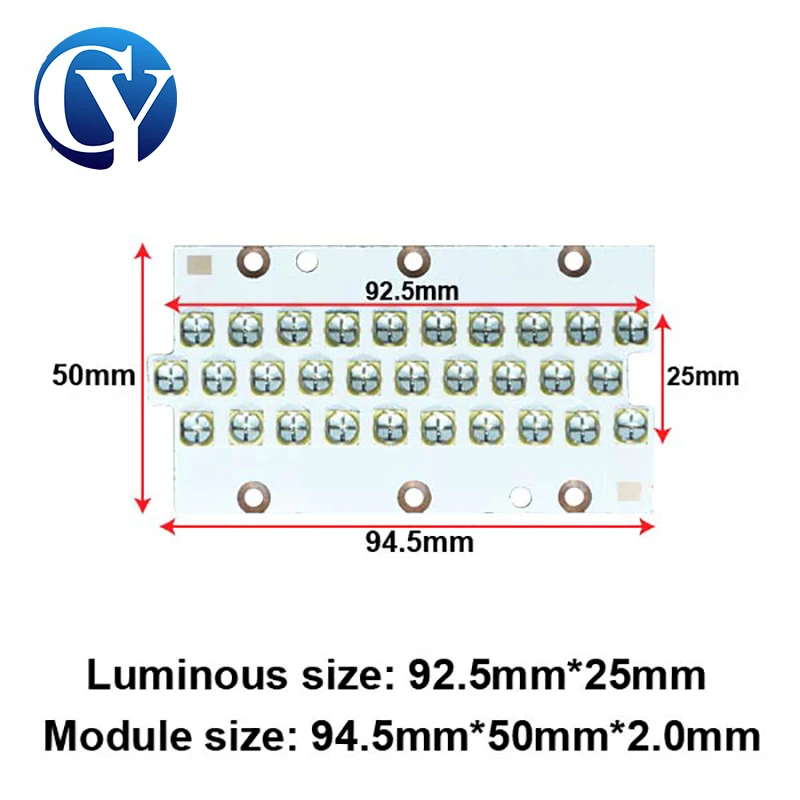 6565 300W Glue Curing 3DPrinter 365nm Diode Module 385nm 395nm UV Light For Resin  405nm LED