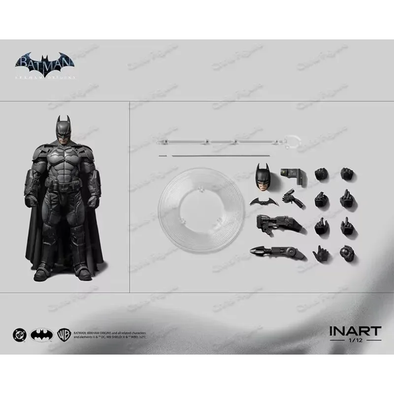 

Out of stock INART "Batman: Arkham Origins" Batman 1/12 Action Figure Soldier Standard Edition
